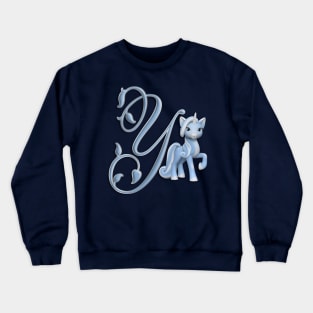 Monogram Y Custom Unicorn Crewneck Sweatshirt